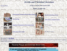 Tablet Screenshot of jewishchristianlit.com